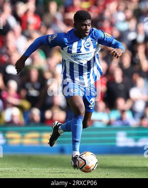 Carlos Baleba Of Brighton And Hove Albion And Antoine Semenyo Of AFC ...