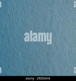 Synthetic blue color leather for background. Close-up detail view of art image texture decoration pattern, blue material background for design Stock Photo