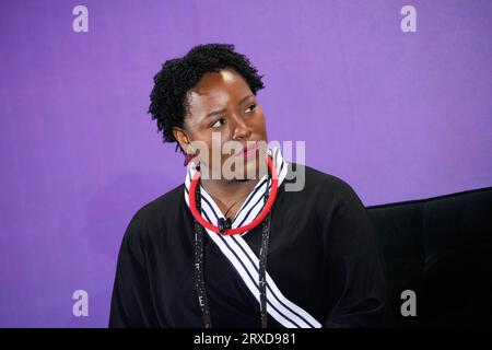 New York, New York, USA. , . Ernestine White-Mifetu during the 2023 UNSTOPPABLE AFRICA Conference Presented By Global African Business Initiative, held at the Westin Grand Central in New York City, September 21-22 2023. Credit: Jennifer Graylock/Alamy Live News Stock Photo