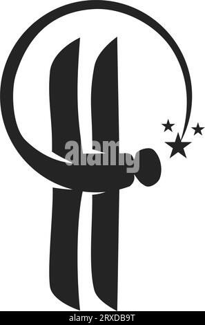 dragonfly logo template Isolated. Brand Identity. Icon Abstract Vector graphic Stock Vector