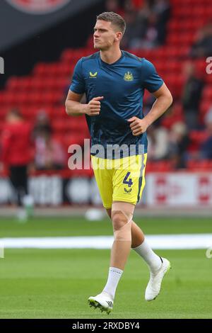 Sven Botman of Newcastle United ahead of the Premier League match