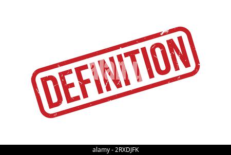 Red Definition Rubber Stamp Seal Vector Stock Vector Image & Art - Alamy