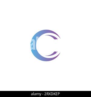 Letter C Modern Logo Design. C Icon Stock Vector