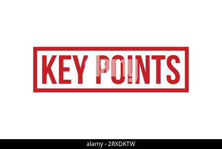 Red Key Points Rubber Stamp Seal Vector Stock Vector Image & Art - Alamy