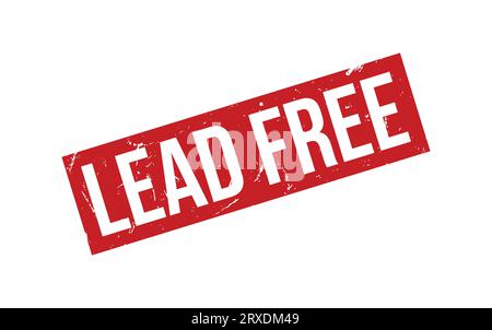 Lead free sign label stock Royalty Free Vector Image