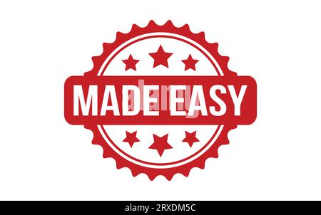 Made Easy rubber grunge stamp seal vector Stock Vector