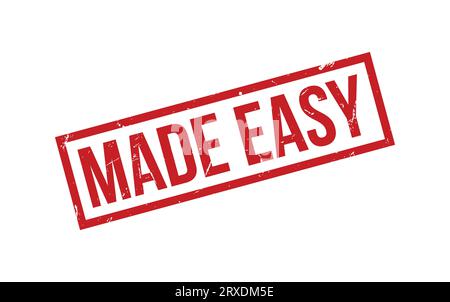 Made Easy Rubber Stamp Seal Vector Stock Vector