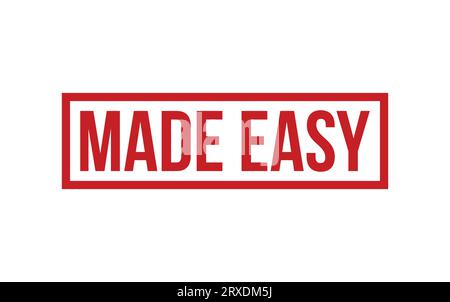 Made Easy Rubber Stamp Seal Vector Stock Vector