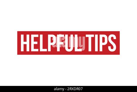Helpful Tips Rubber Stamp Seal Vector Stock Vector