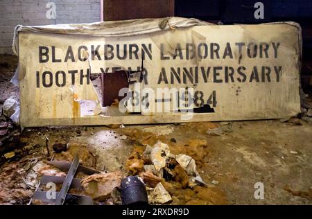 Autopsy theater at the abandoned  St. Elizabeths Mental Hospital in Washington DC. photo by Liz Roll Stock Photo