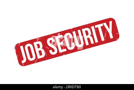 Job Security rubber grunge stamp seal vector Stock Vector