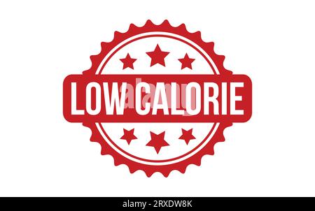 Low Calorie rubber grunge stamp seal vector Stock Vector