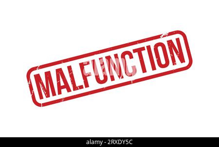 Red Malfunction Rubber Stamp Seal Vector Stock Vector Image & Art - Alamy