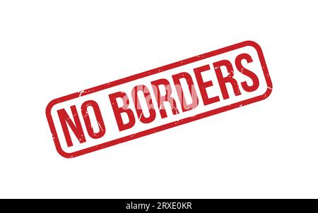 Red No Borders Rubber Stamp Seal Vector Stock Vector Image & Art - Alamy