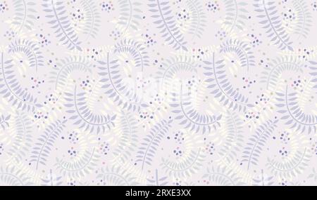Vector Seamless Floral Pattern Illustration. Horizontally And Vertically Repeatable. Stock Vector