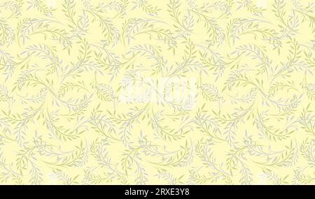 Vector Seamless Floral Pattern Illustration. Horizontally And Vertically Repeatable. Stock Vector