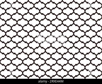 Horizontally And Vertically Repeatable Vector Seamless Damask Vintage Pattern. Stock Vector