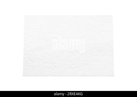 Frame paper sheet on white background. Stock Photo