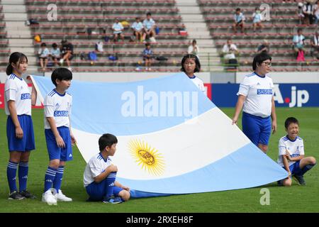 Fukuoka, Japan. 23rd Sep, 2023. General View Football/Soccer : Women's International Friendly match between Japan 8-0 Argentina at Kitakyushu Stadium in Fukuoka, Japan . Credit: SportsPressJP/AFLO/Alamy Live News Stock Photo