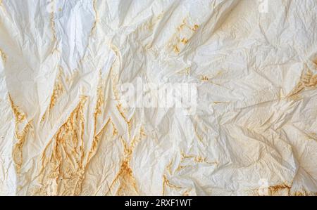 coffee stains on crumpled paper. High quality photo Stock Photo