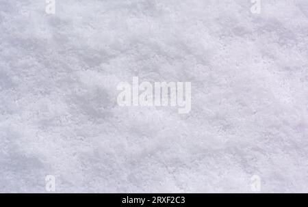background texture of fresh white snow Stock Photo