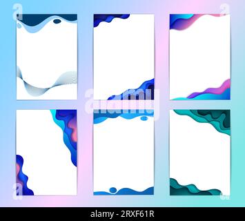 Abstract composition, business card set, correspondence letter collection, a4 brochure title sheet, certificate, diploma, patent, charter, creative Stock Vector