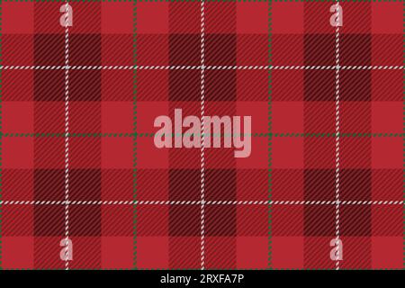 Horizontally And Vertically Repeatable Vector Seamless Tartan Plaid Illustration. Stock Vector