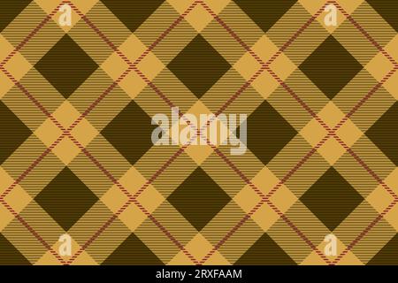 Horizontally And Vertically Repeatable Vector Seamless Tartan Plaid Illustration. Stock Vector