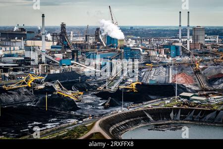 Tata steel factory in Ijmuiden, Netherlands Stock Photo - Alamy