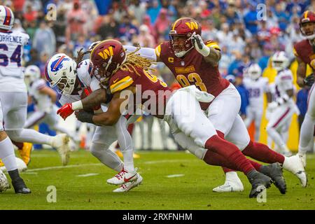 Washington Commanders defensive end James Smith-Williams during the first  half of an NFL football game against the Houston Texans, Sunday, Nov. 20,  2022, in Houston. (AP Photo/Eric Christian Smith Stock Photo 