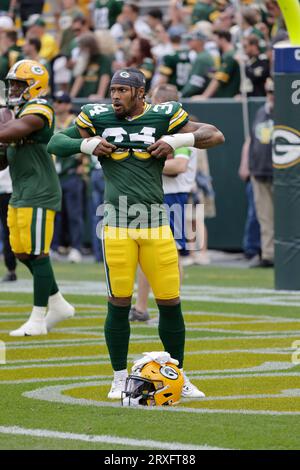 Simone Biles Supports Jonathan Owens at Green Bay Packers Preseason Game