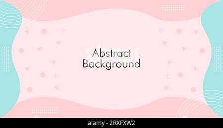 Creative Abstract background with abstract graphic for presentation background design. Presentation design with Colorful Absteact Geometric background Stock Vector