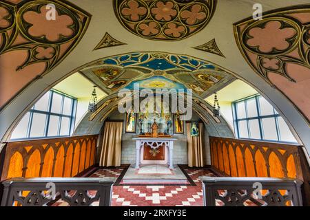 Italian Chapel on the island of Lamb Holm, Orkney. Stock Photo