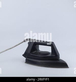 electric iron isolated on a white background Stock Photo