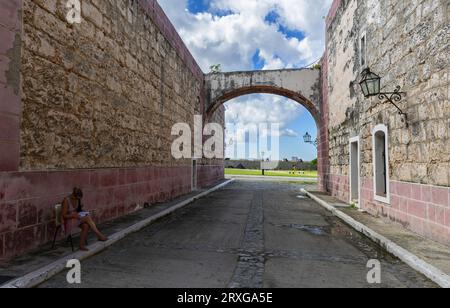Fortaleza de San Carlos de la Cabaña in Havana Stock Photo