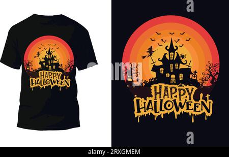 Halloween T Shirt Design Vector Stock Vector