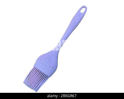 silicone pastry brush with plastic handle Stock Photo