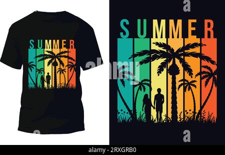 Summer T Shirt Design Vector Stock Vector