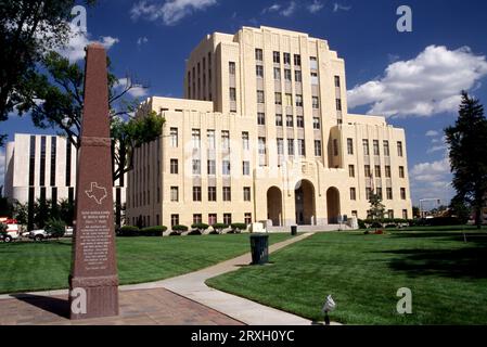 Potter County Courthouse, Amarillo, Texas Stock Photo