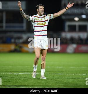 Wakefield, England - 22nd September 2023  Wakefield Trinity's Will Dagger. Rugby League  Betfred Super League , Wakefield Trinity vs Hull Kingston Rovers at Be Well Support Stadium, Wakefield, UK Stock Photo