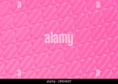 Pink plastic surface texture. Plastic. Sponge Stock Photo