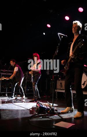 British band The Pretenders performing at the Columbia Theater in Berlin, Germany Stock Photo