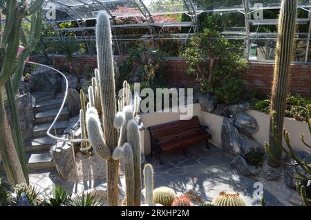 Cactus House at inverness Botanic Gardens Stock Photo