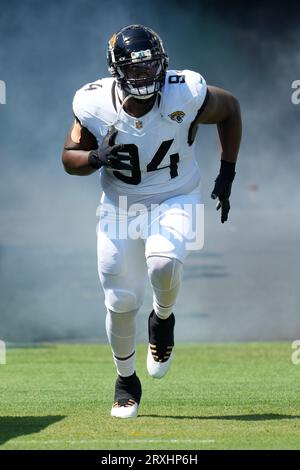 Jacksonville Jaguars defensive tackle Folorunso Fatukasi (94) during the  first half of an NFL football game against the Detroit Lions, Sunday, Dec.  4, 2022, in Detroit. (AP Photo/Duane Burleson Stock Photo - Alamy