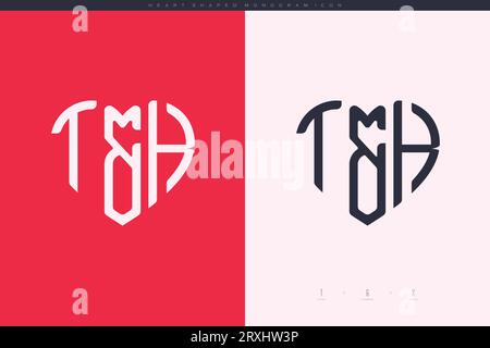 Initial TK letters with red heart and love logo flat icon monogram concept Stock Vector