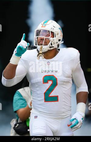 Miami Dolphins linebacker Bradley Chubb (2) runs during an NFL football  game against the San Francisco 49ers, Sunday, Dec.4, 2022, in Santa Clara,  Calif. (AP Photo/Scot Tucker Stock Photo - Alamy