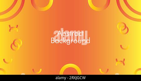 Creative Abstract background with abstract graphic for presentation background design. Presentation design with Colorful Absteact Geometric background Stock Vector