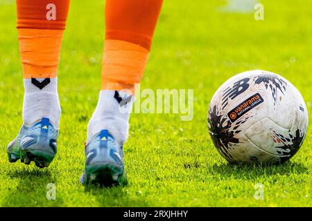 Farsley, Leeds, UK. 23rd September 2023. Vanarama National League North: Farsley Celtic v Banbury United FC.  Credit Paul Whitehurst/Alamy Live News Stock Photo