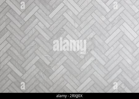 Modern Luxury Bathroom Tile Backsplash Shower Interior with Grey Tiles Stock Photo