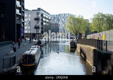 New Islington Marina, Manchester Stock Photo